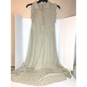 Anama ,Sweet Darlin Ruffle Long Sleeve Maxi Dress, nwt Anama, Size Small